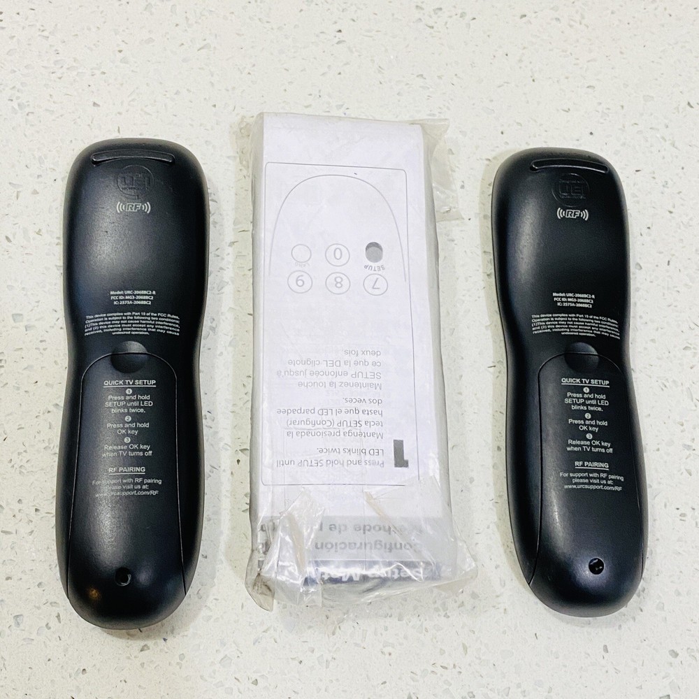 3 X Suddenlink Universal Remote Controls Pulse RF Remote URC-2068BC2-R New
