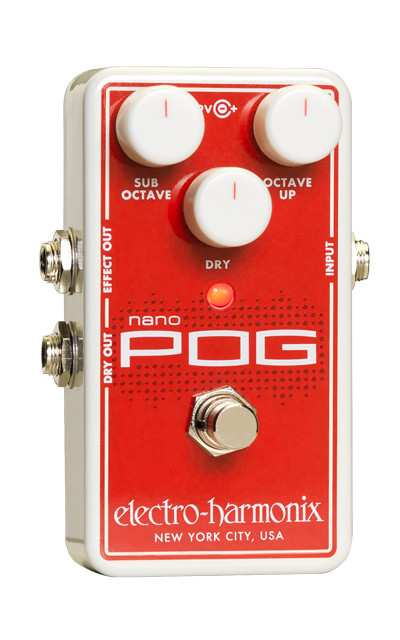 Electro-Harmonix NanoPog Octave Guitar Effect Pedal