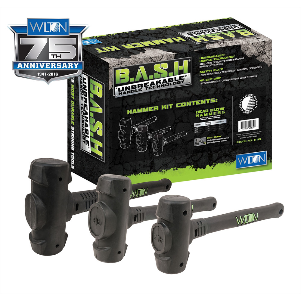 Wilton BASH 3-PC DEAD BLOW HAMMER KIT WL9-11113