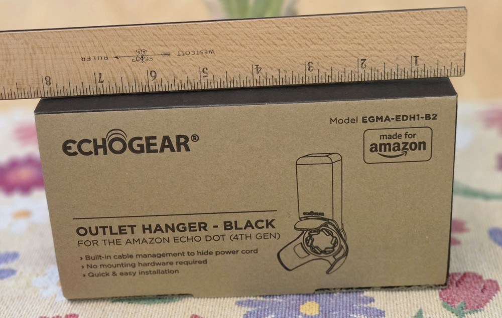 Outlet Hanger For Echo Dot (4th Gen) BLACK - NEW