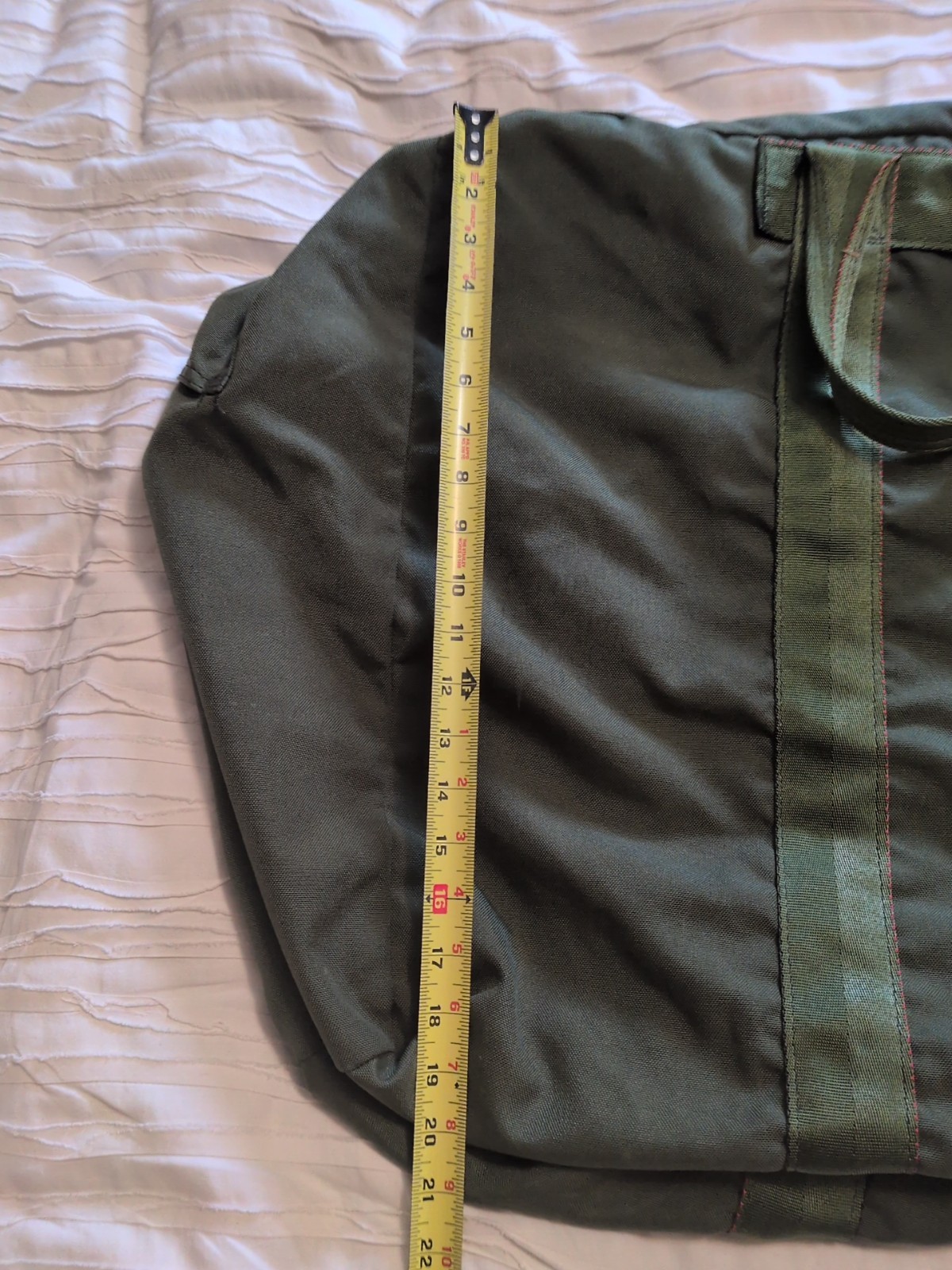 U.S. GI Flyers Kit Bag Nylon USA Military Army Air Force Large Duffle Green