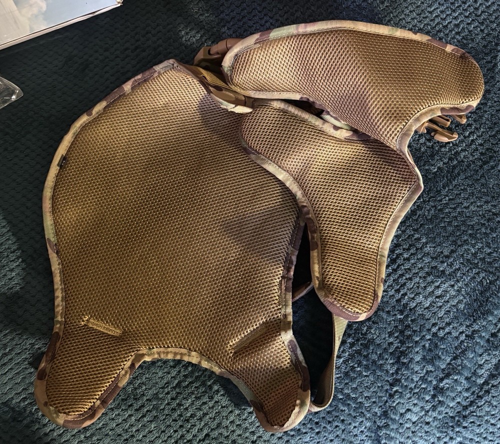 Camouflage Tactical Dog Harness with Adjustable Durable Multiple Pockets