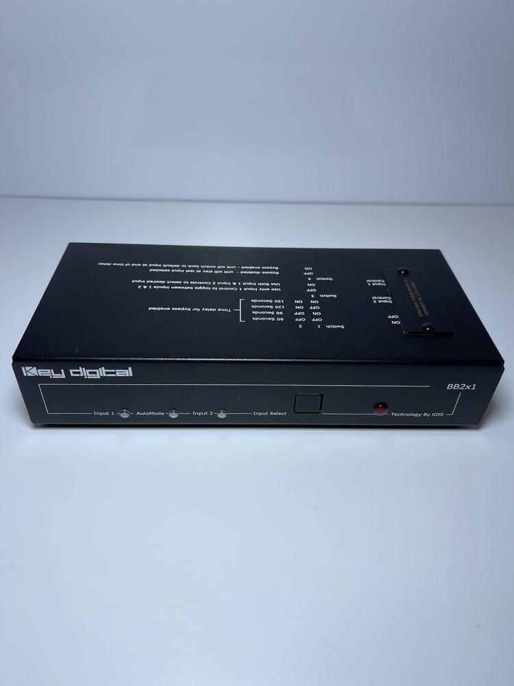 KeyDigital BB2x1 Switcher With Power Adapter