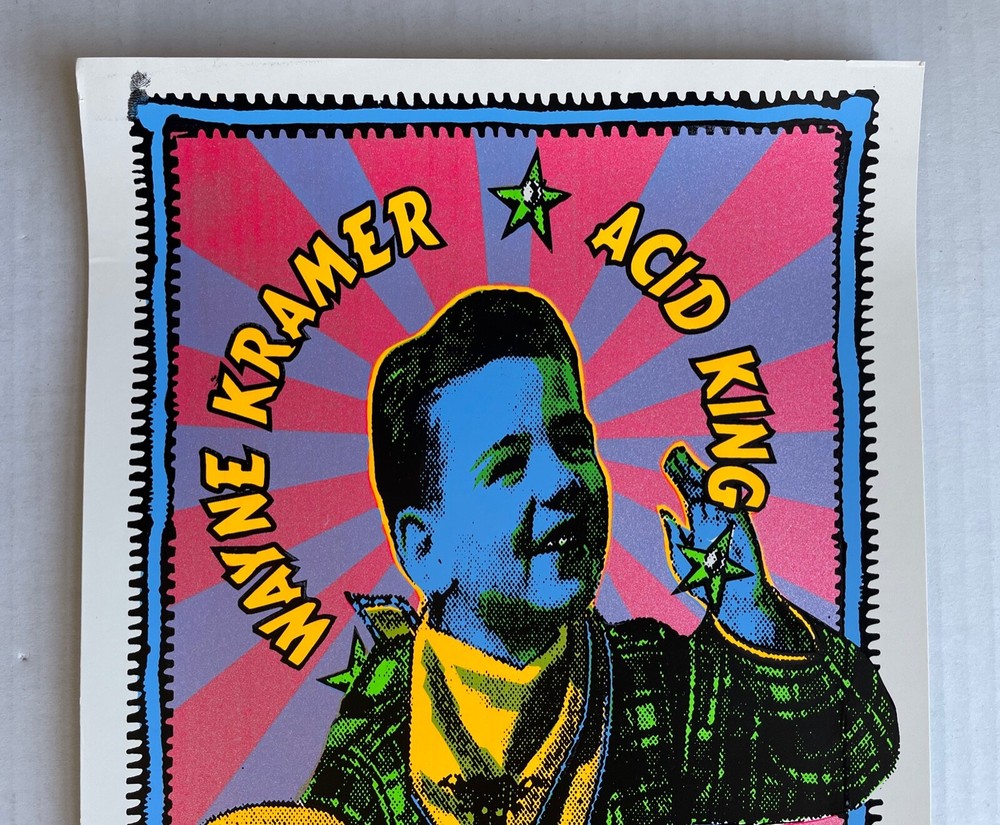 MELVINS Wayne Kramer Acid King 1995 Trocadero CONCERT POSTER Chuck Sperry SIGNED