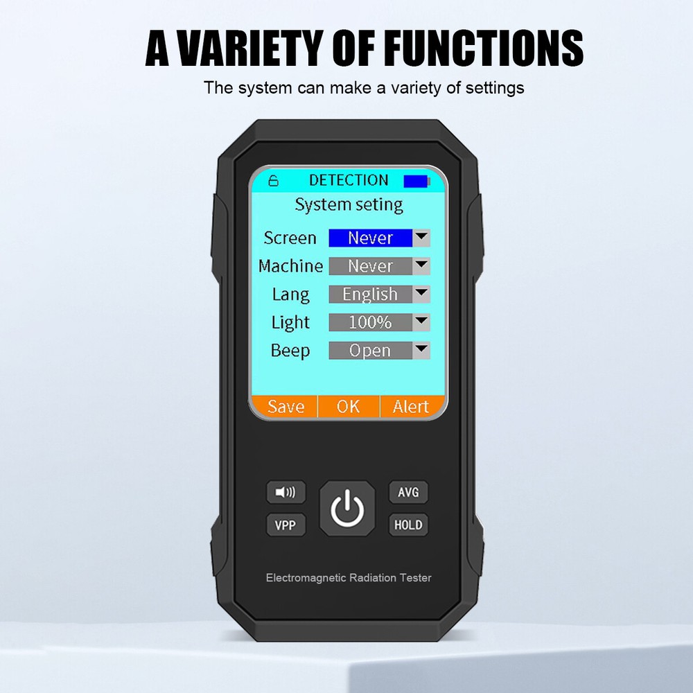 Electromagnetic Field Tester Digital Sensor Reader EMF Meter Radiation Detector