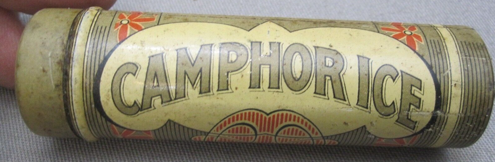 CAMPHOR ICE for Chapped Hands or Lips by Riker Laboratories Inc - WWII Era?