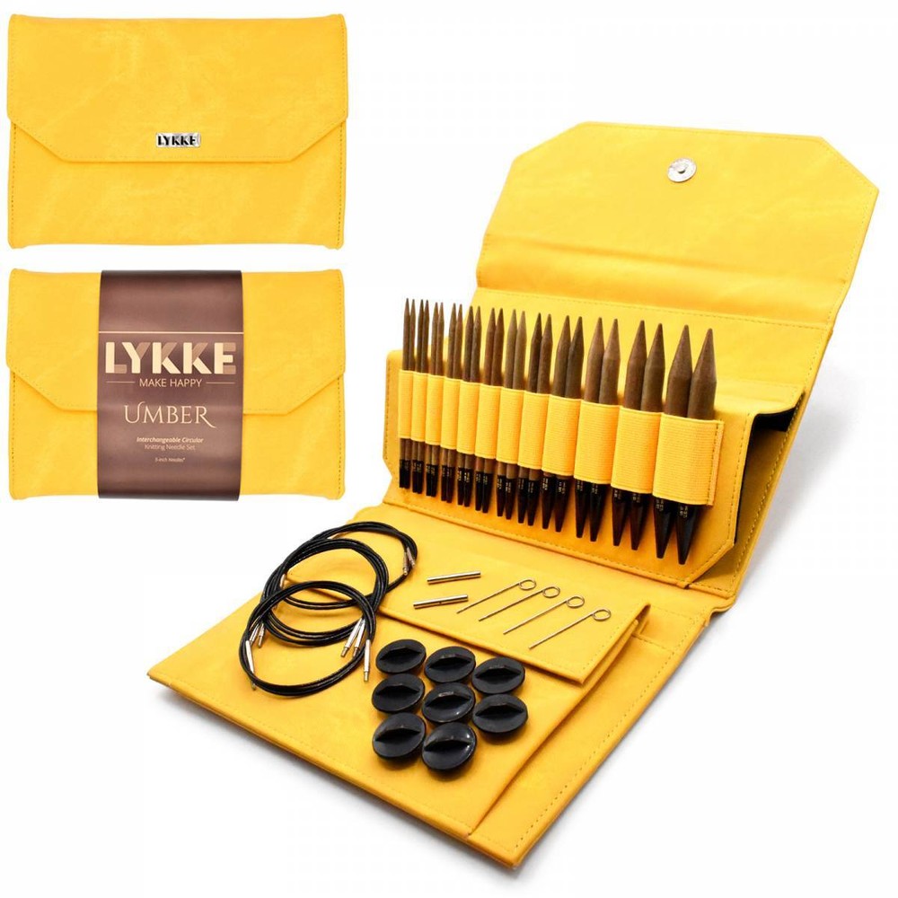 Lykke Interchangable Knitting Needle Set: New Case Colors