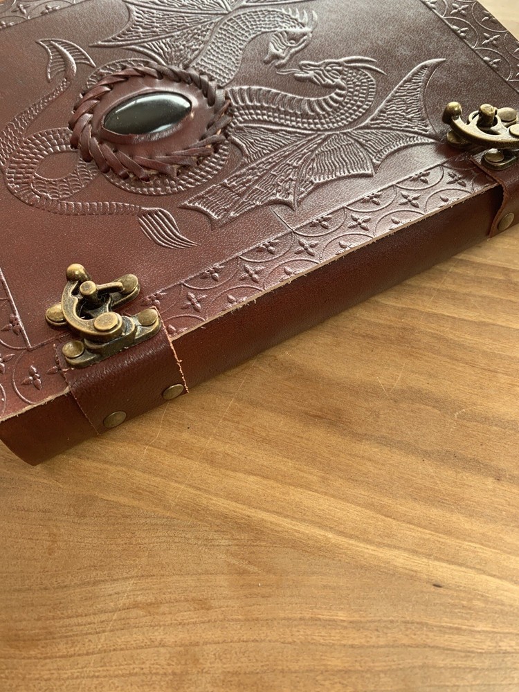Double Dragon journal with Onyx stone