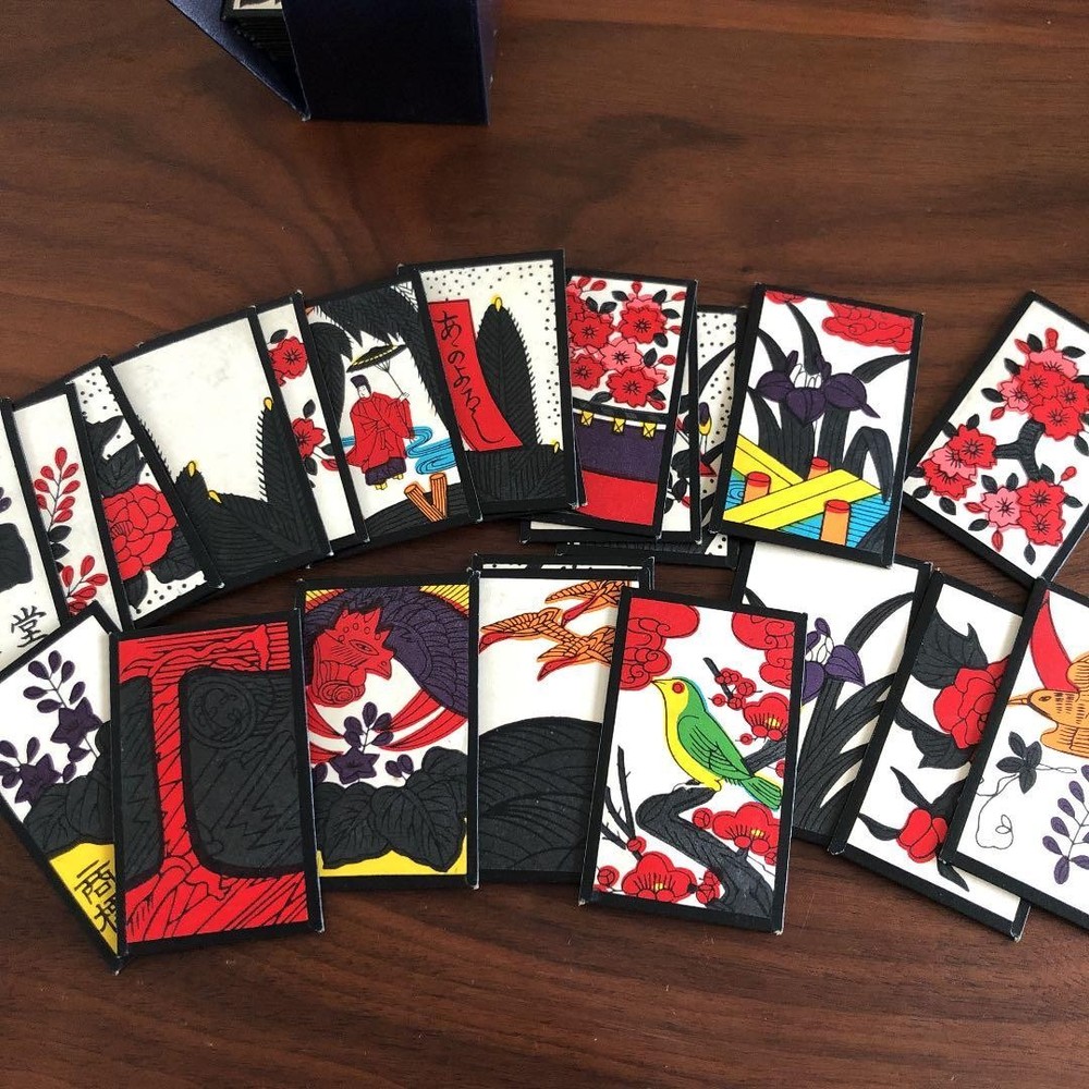 Nintendo Hanafuda Three Cranes Black
