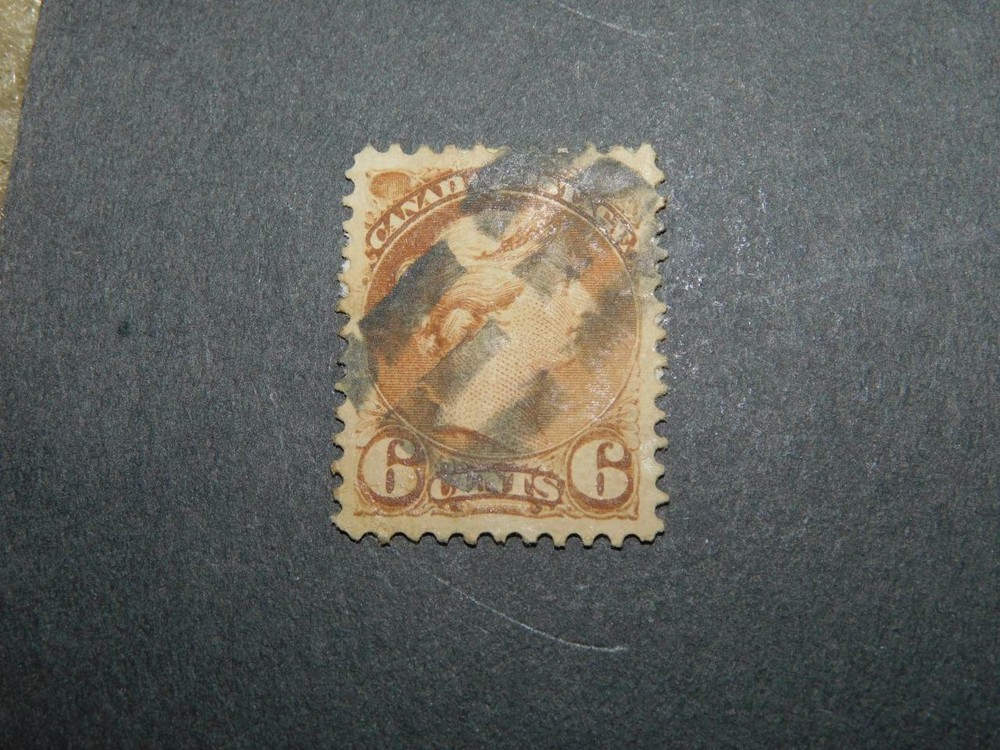 CANADA, SCOTT# 39, USED, FANCY CANCEL