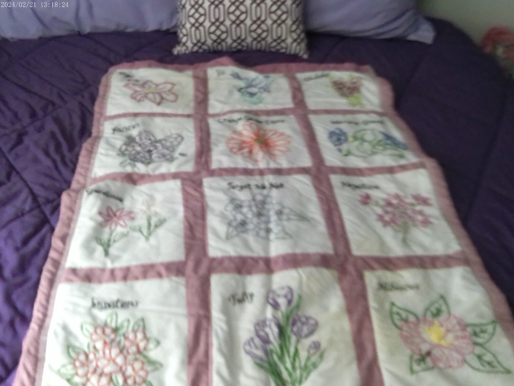 Doll Quilt handmade