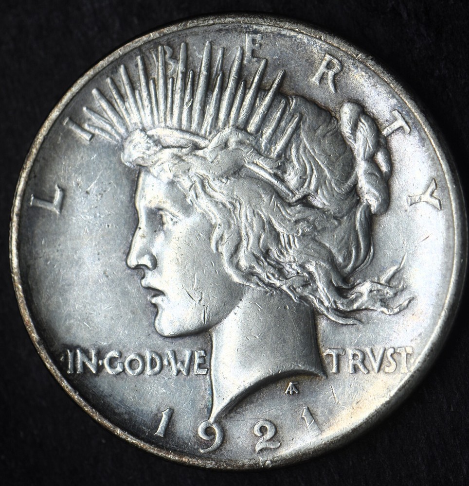 1921-P "High Grade, High Relief" Peace Silver Dollar $1 - COINGIANTS -