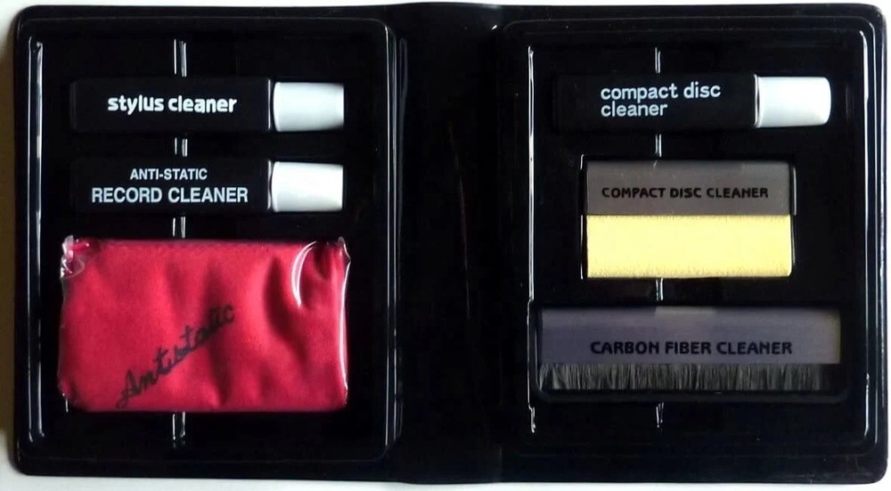 Complete Turntable Vinyl Record and Compact Disc Cleaning Kit!