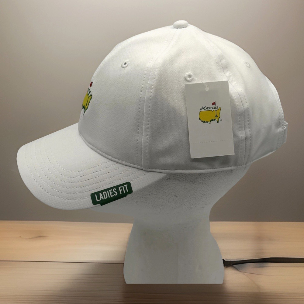 Masters 2026 ANGC Ladies Fit Performance Tech Hat - White - NWT Adjustable