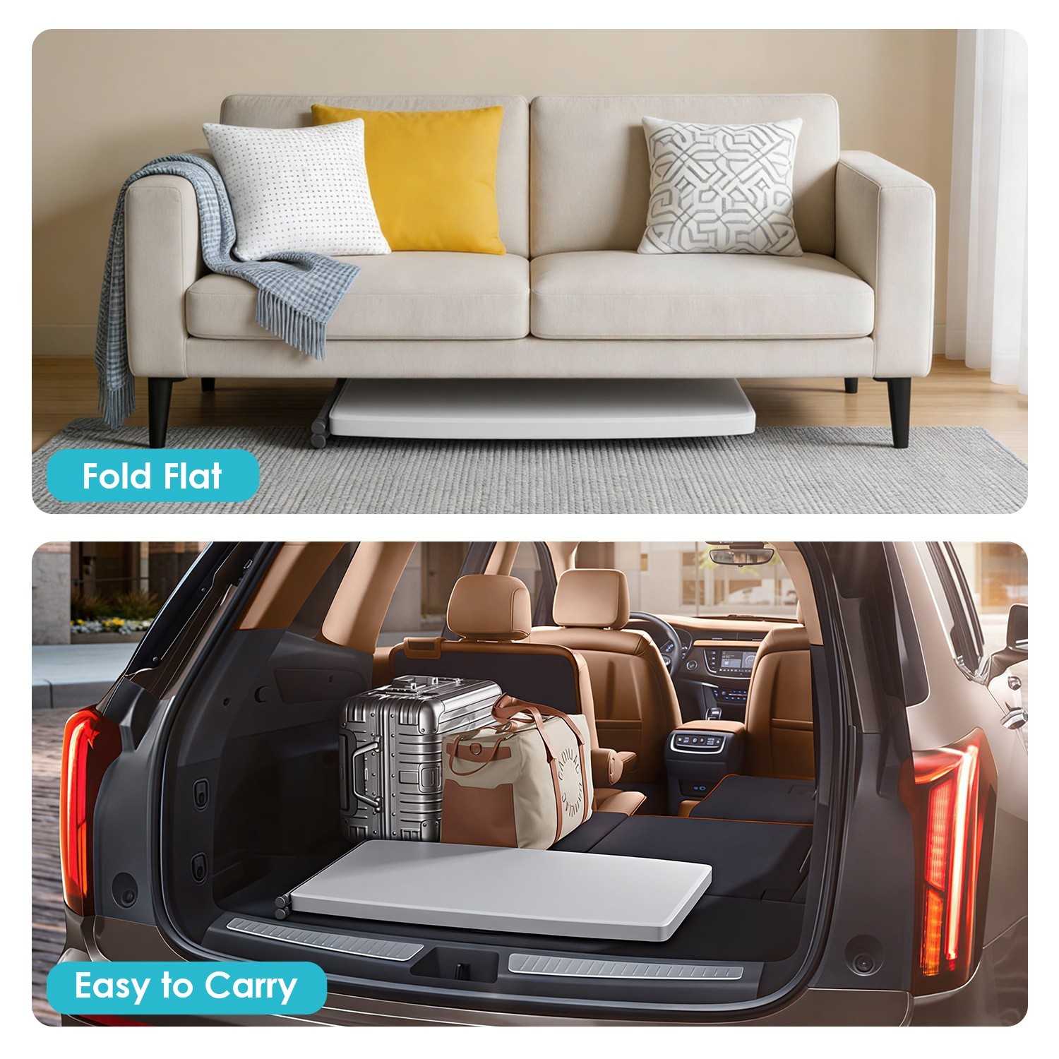 30 Inch Folding Table, Utility Foldable Table for Small Spaces,Small Desk Adjust