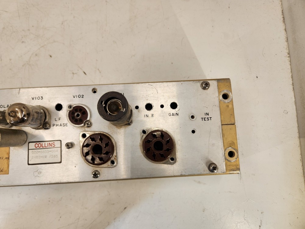 Collins Tube Audio / Radio component Module & Tubes, Likely 1950s/60s Untested