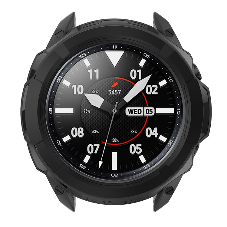 For Samsung Galaxy Watch3 Armor Protective Case Scale Ring Protective Cover