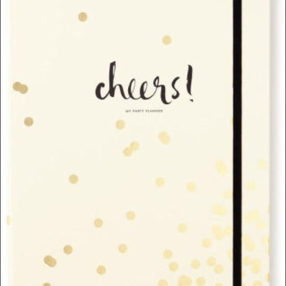 New Kate Spade Confetti Party Planning Book notebook