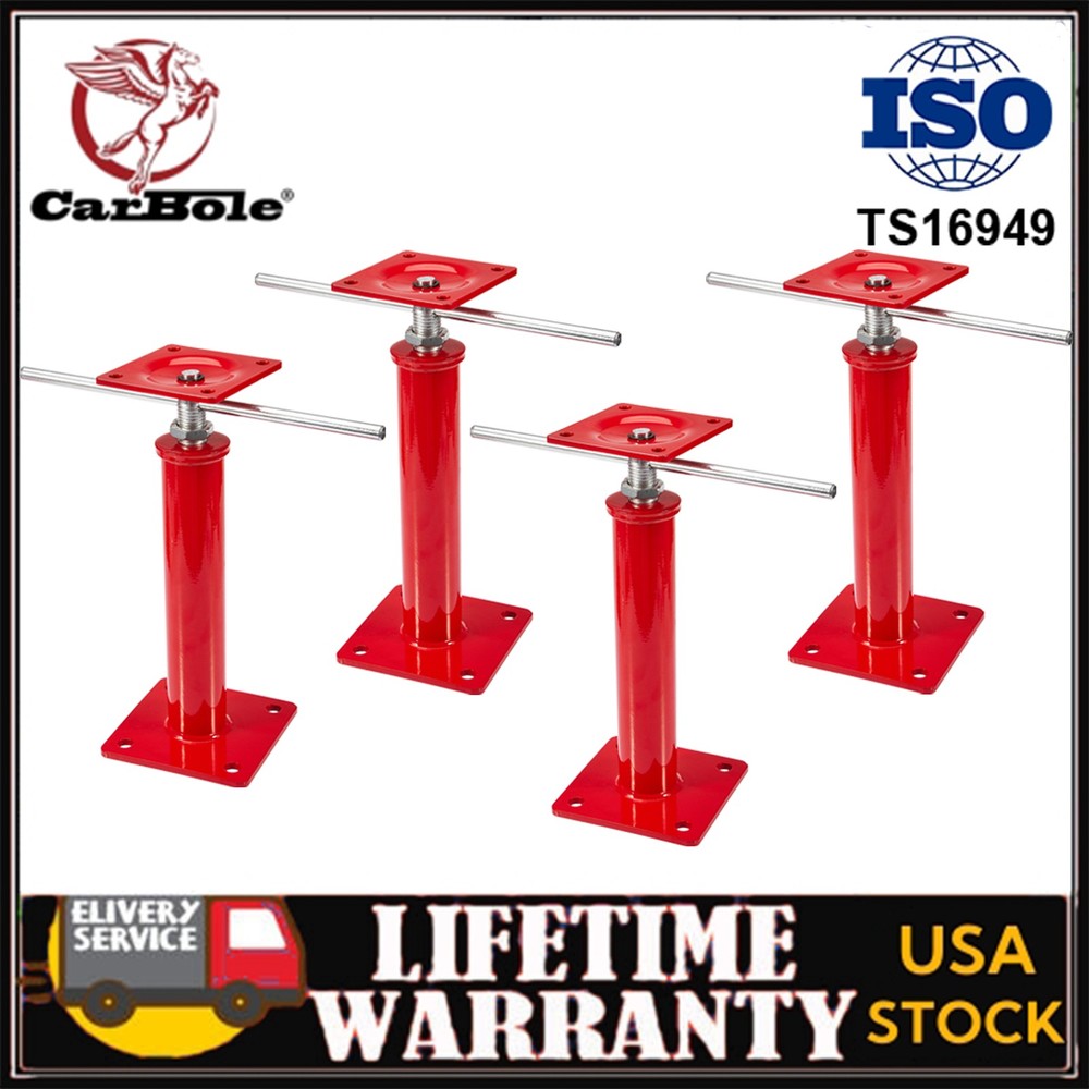 4X Adjustable House Jacks for Leveling Crawlspace for Cellar Ceiling 6860~9920lb
