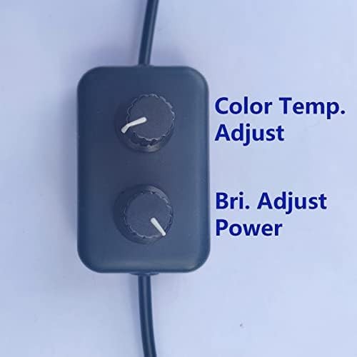 144 LED Microscope Ring Light, USB 5V, Brightness & Color Temp Adjustable