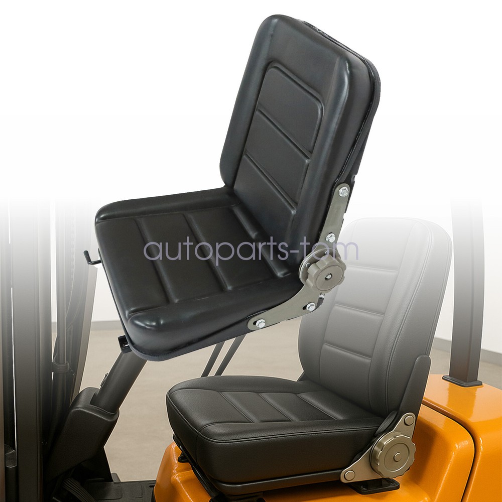 Universal Forklift Lawn Mower Tractor Seat Adjustable Backrest Waterproof