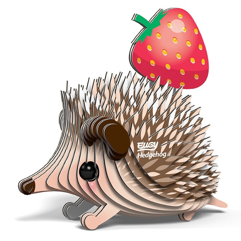 Hedgehog 3D Cardboard Model Kit Eugy New