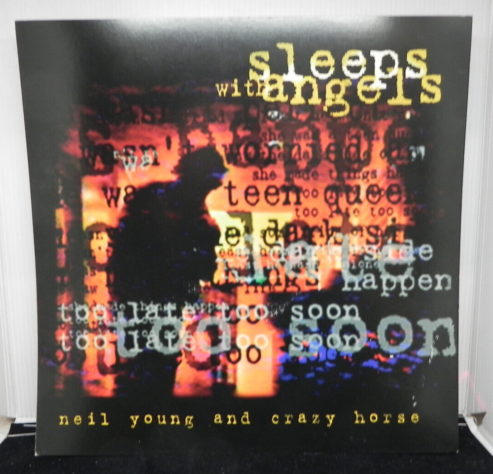 Neil Young and Crazy Horse - Sleeps With Angels Poster flat