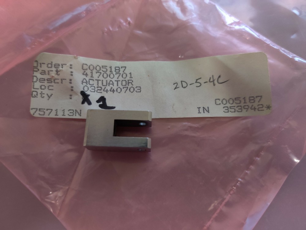 Universal Instruments Actuator 41700701