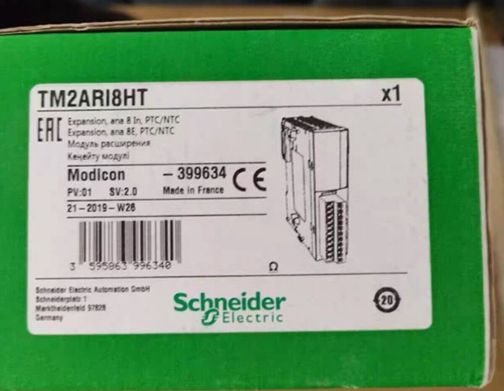 NEW SCHNEIDER TM2ARI8HT PLC Analog Expansion Module
