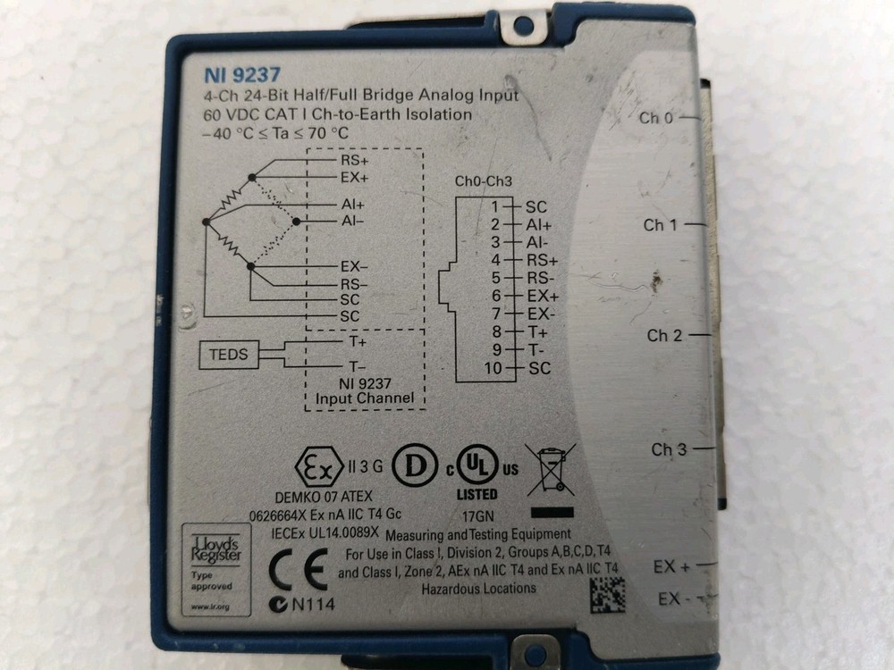 National Instruments NI 9237 cDAQ Strain / Bridge Input Module