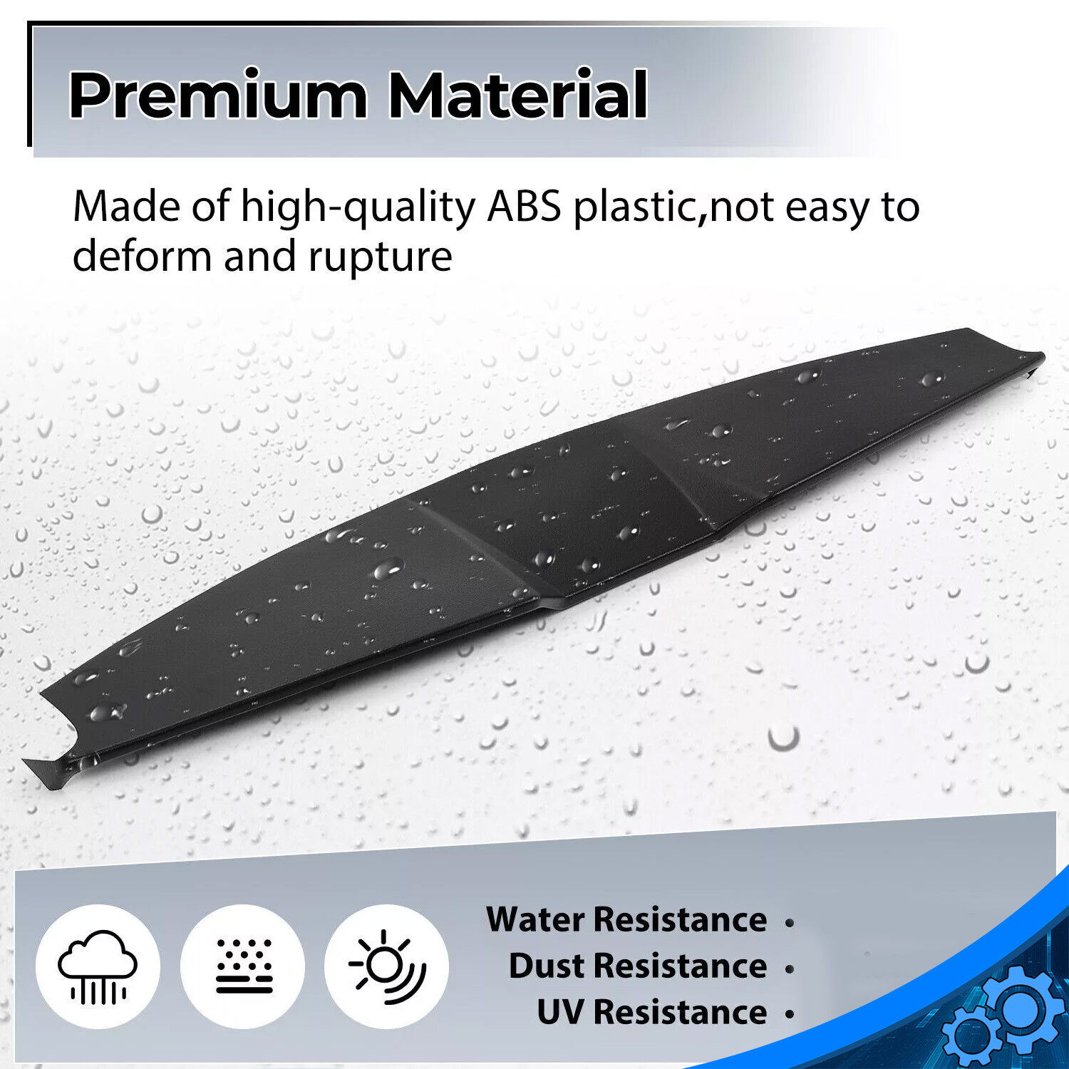 #12509LLBLK Overlay Dashboard Dash Cover Pad ABS For Ford Mustang Base 2005-2009