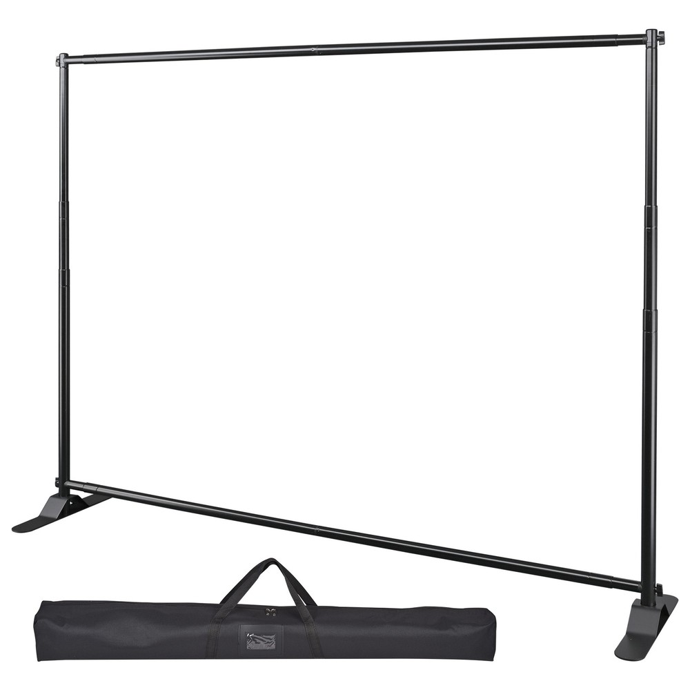InstaHibit 8x10' Adjustable Step and Repeat Banner Backdrop Stand Tradeshow