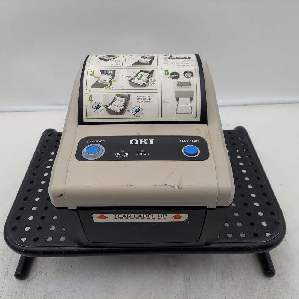 SATO OKI CG408DT-IEEE1284 Barcode Label Printer - TESTED