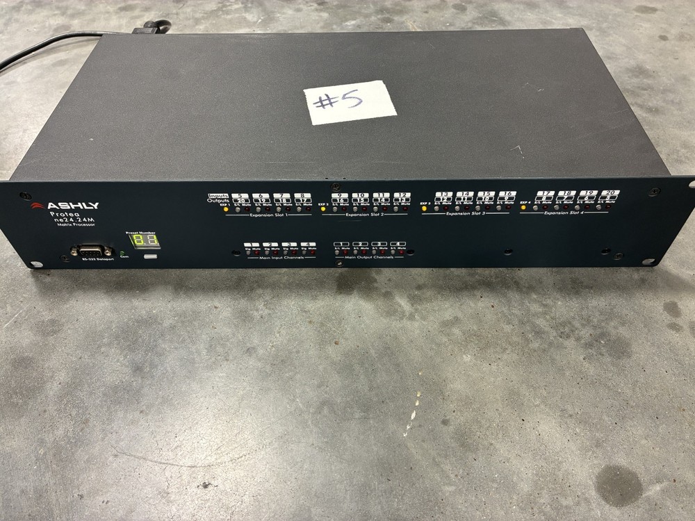 Ashly Protea Ne24.24m DSP Matrix Processor, 8 inputs/16 outputs (multiple avail)