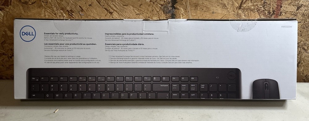 Dell Premier Wireless Bluetooth Mouse + Keyboard ~ Multi-Device - SEALED b5