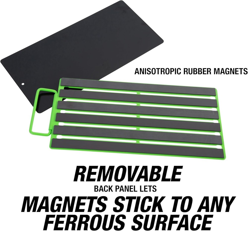 Pro Magnetic Socket Tray, Customizable Ratchet Organizer, Adjustable Drive St...