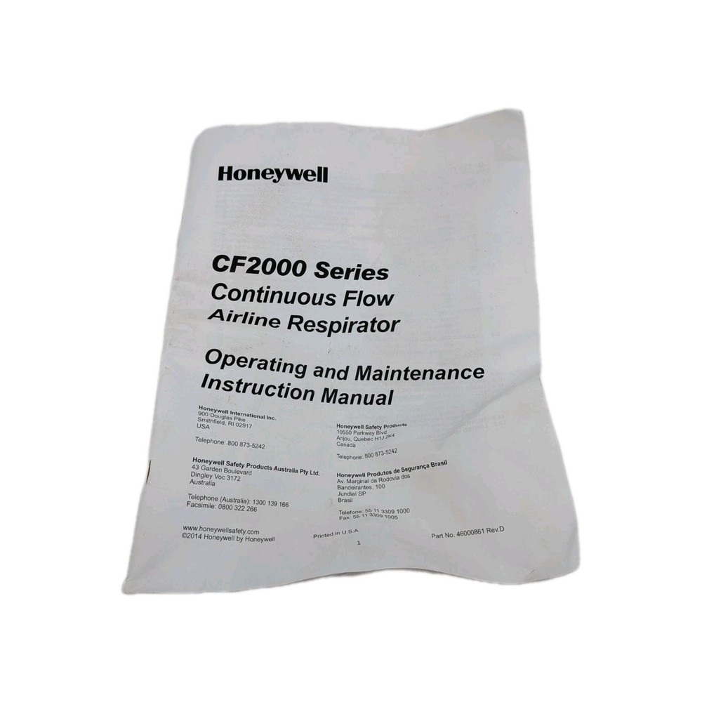 Honeywell North CF2007 Constant Flow Airline Adapter CF2000