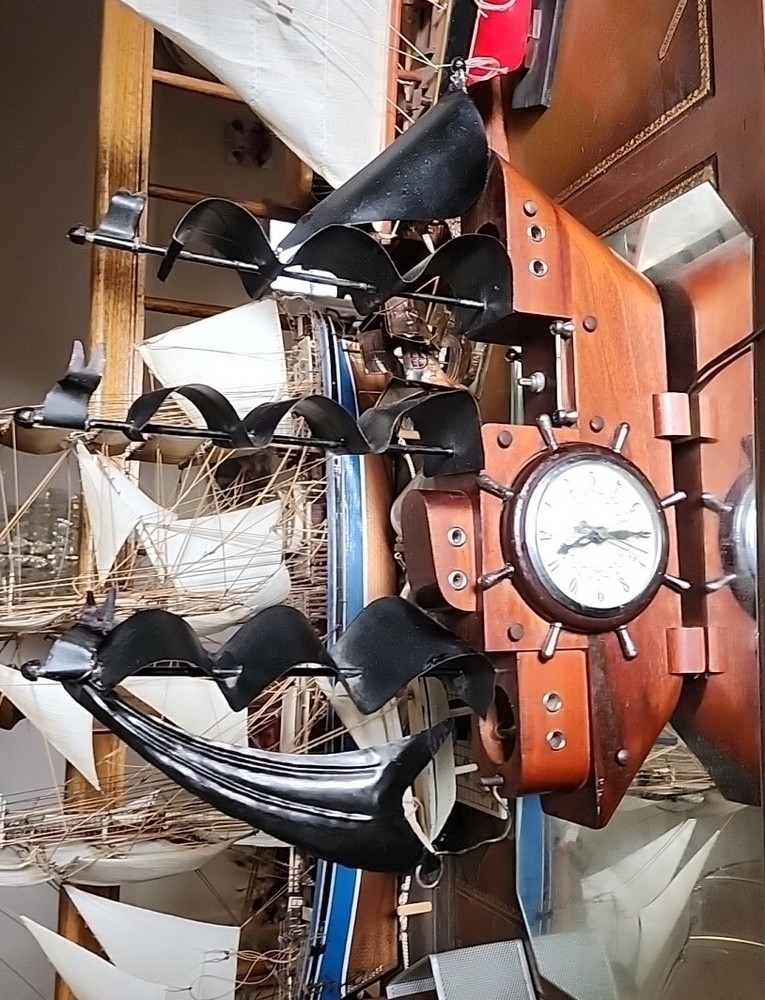 Wood Ship Clock