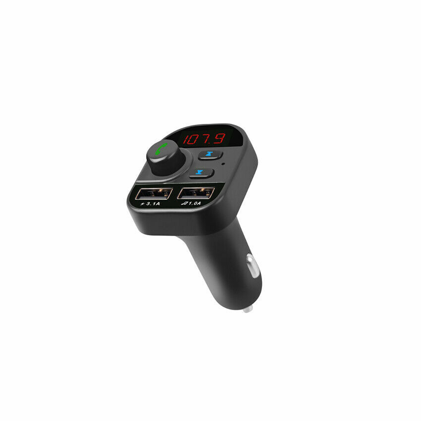 Bluetooth In-Car Wireless FM Transmitter Radio MP3 Adapter Car Kit 2 USB Charger