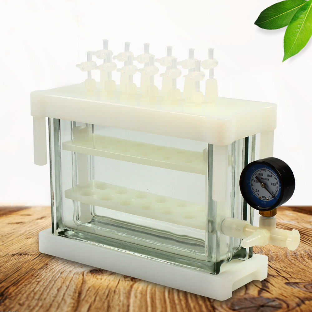 12 Position Solid Phase Extraction Vacuum SPE Manifold Chamber For Lab Testing