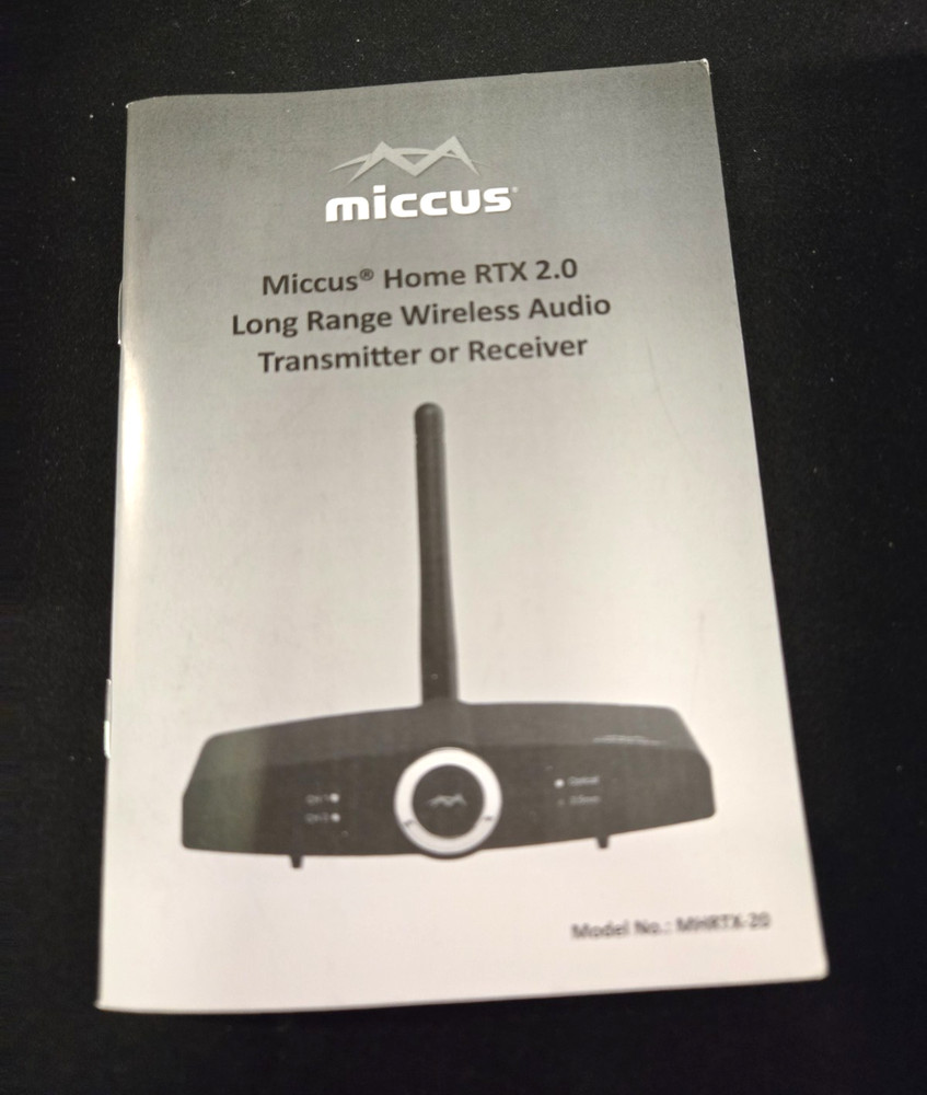 MICCUS LONG RANGE WIRELESS AUDIO TRANSCEIVER