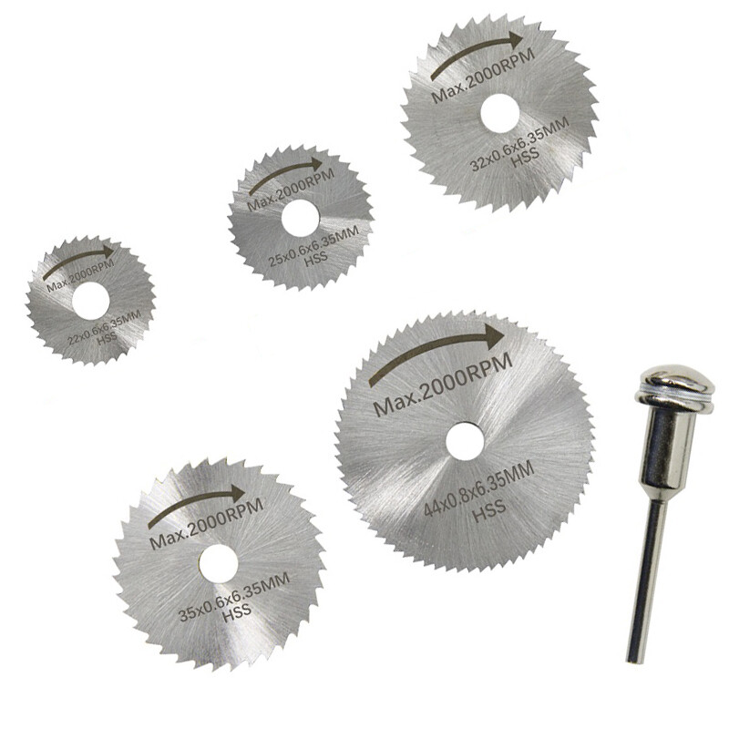 Circular Saw Disc Set for Dremel Accessory, Mini Rotary Tool Cutting Blade