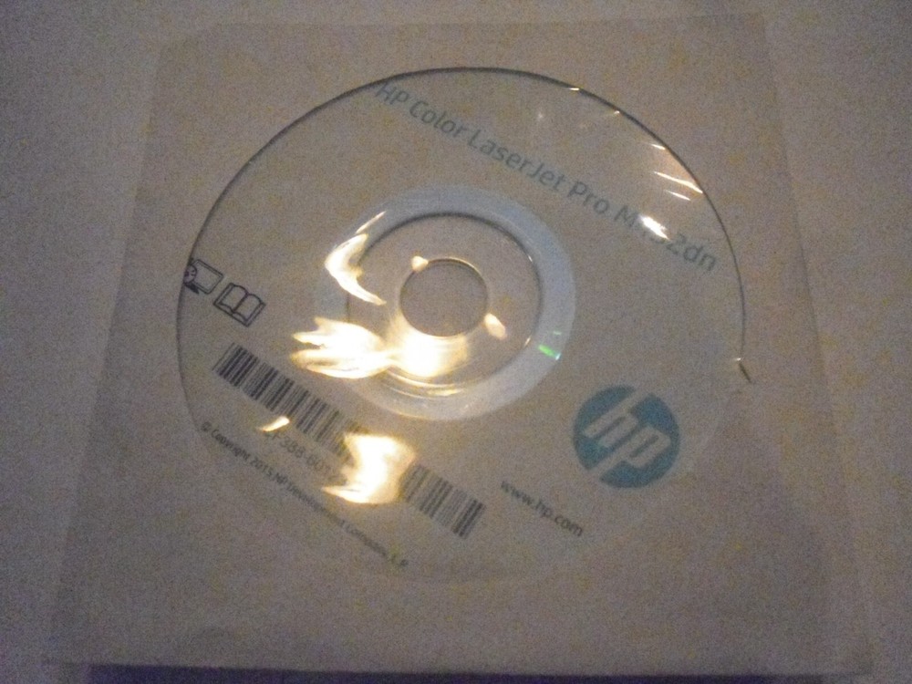 HP Laserjet M452 M452DN Setup Installation CD ROM Software Driver Disk