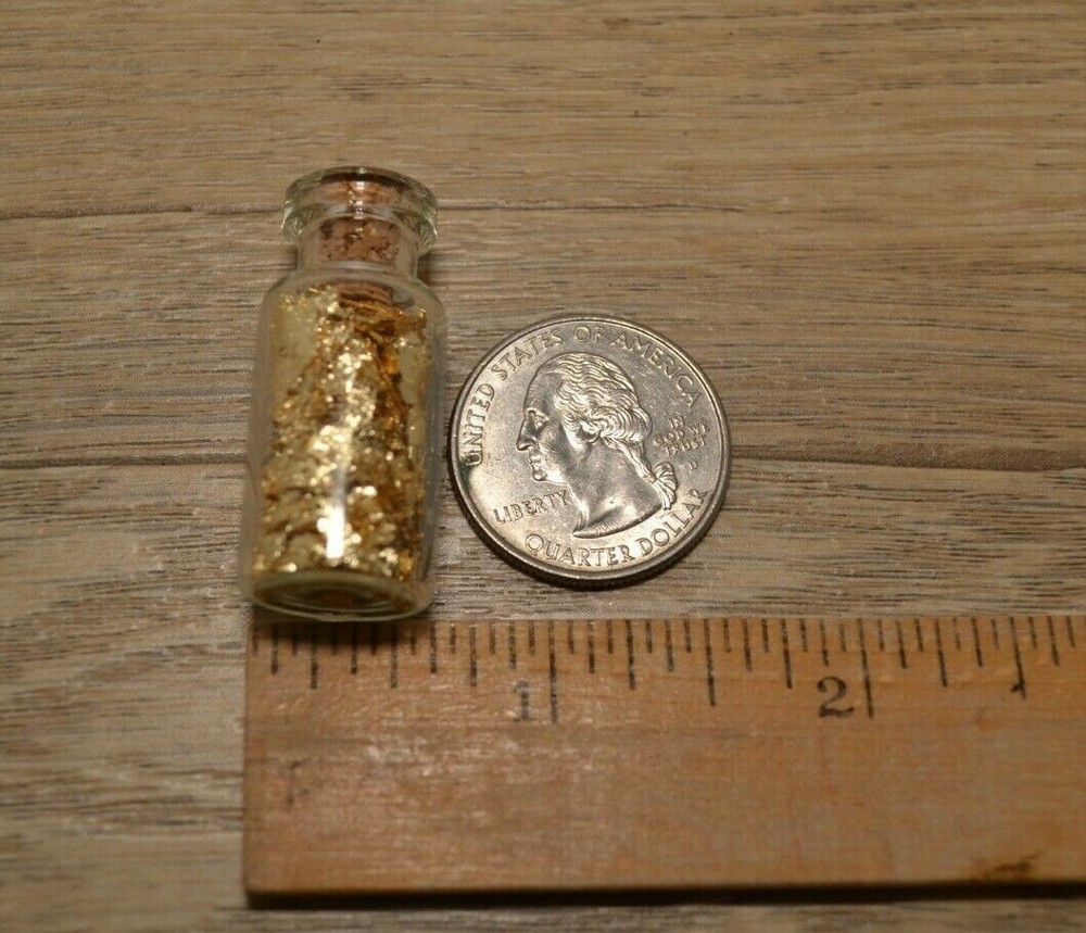 Gold Leaf Display Bottle