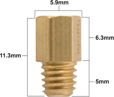 Genuine Mikuni VM TM Carburetor Large Hex 4/042 Size 280 Main Jet VM4/042/280