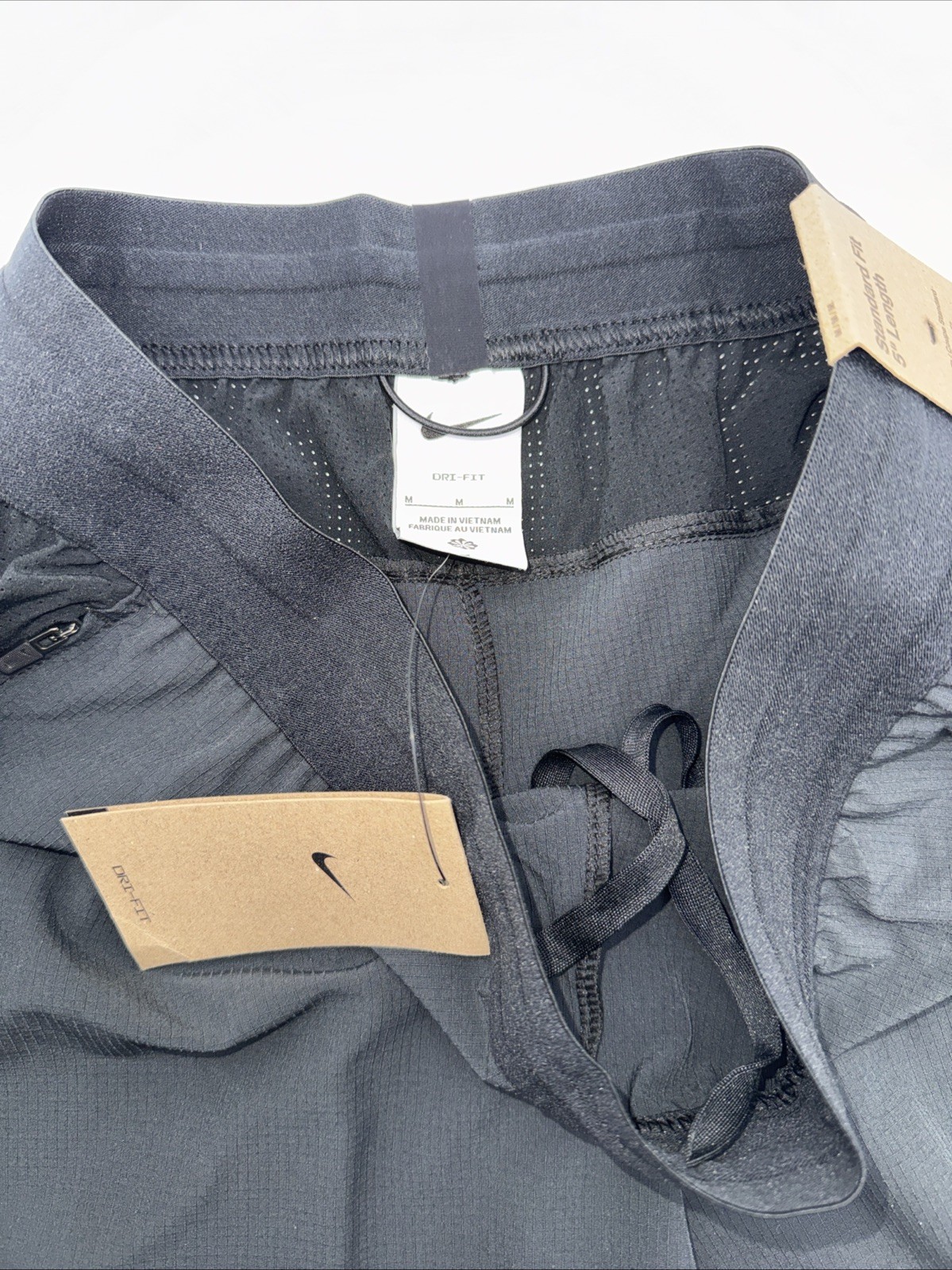 $75 Nike Men’s Flex Rep Dri-FIT 5" Unlined Fitness Shorts FN3002- Black- Medium