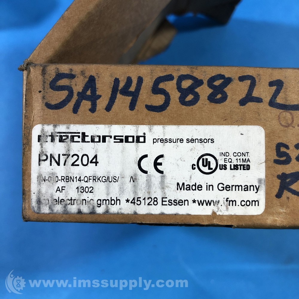 Efector PN7204 Pressure Sensor FNOB