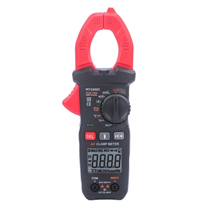 Clamp Multimeter Digital Voltages Current Meter Capacitance Resistance Testers