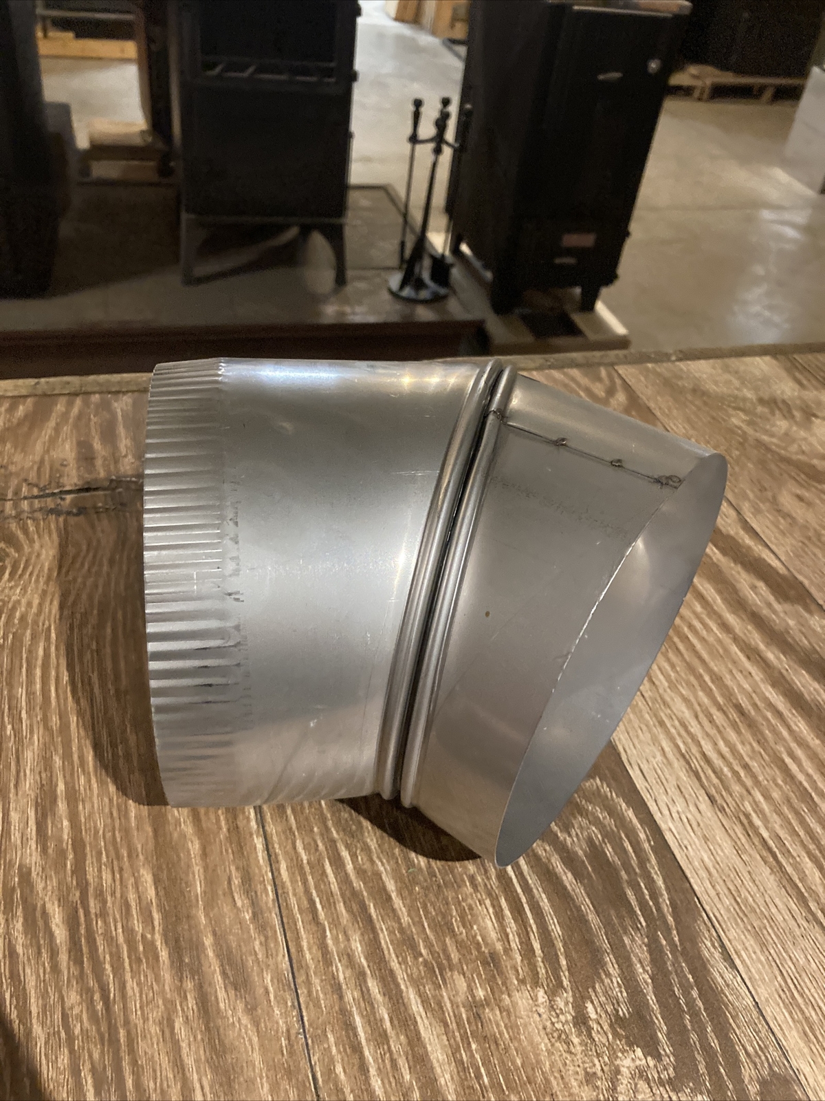 6” stainless steel stove pipe 45 degree elbow