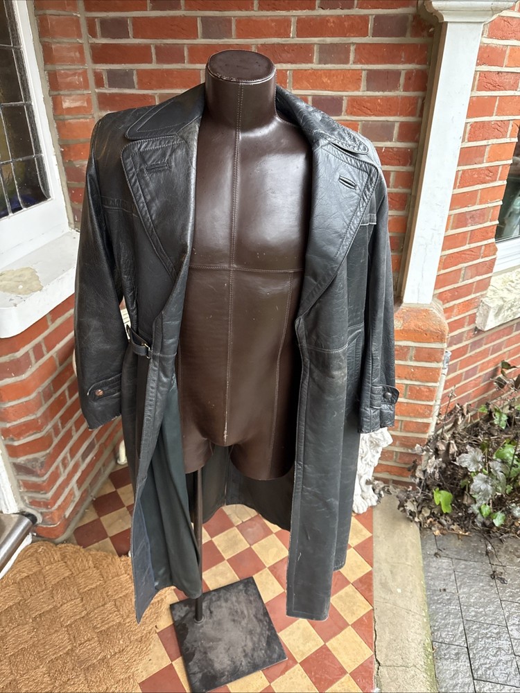 German Leather Greatcoat